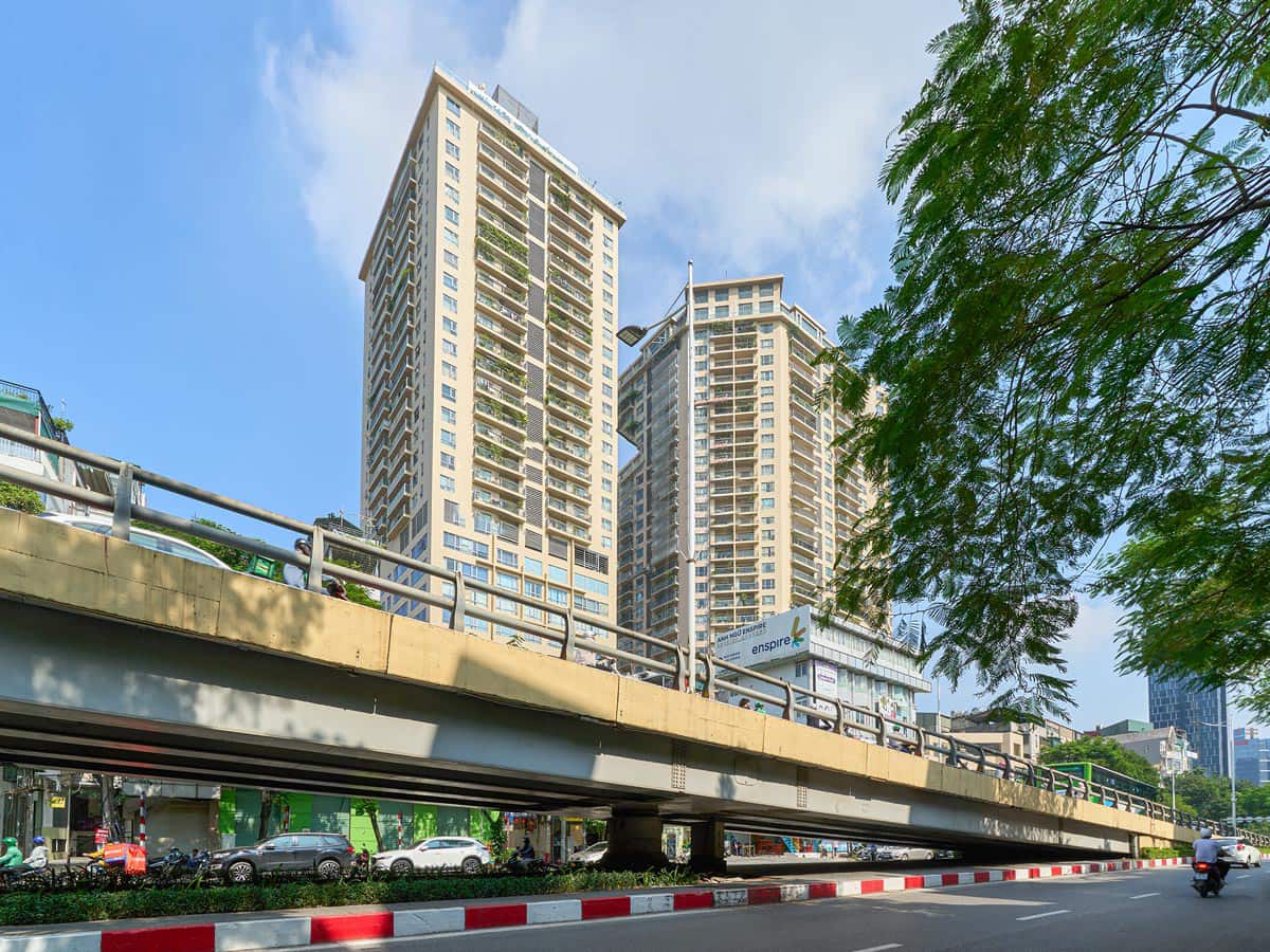 Vị trí tòa nhà Sky City Tower Láng Hạ